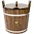 Запарник BENTWOOD лиственница мореная с крышкой 22л