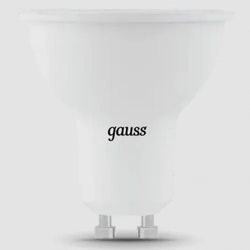 Лампа Gauss MR16 9W 830lm 3000K GU10 LED 1/10/100