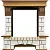 Портал Dimplex Pierre Luxe (под очаг Gannon DF2010-EU) Дуб / Белый