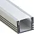 Профиль Jazzway PAL 1612 накладной (2м) анодированный для LED лент